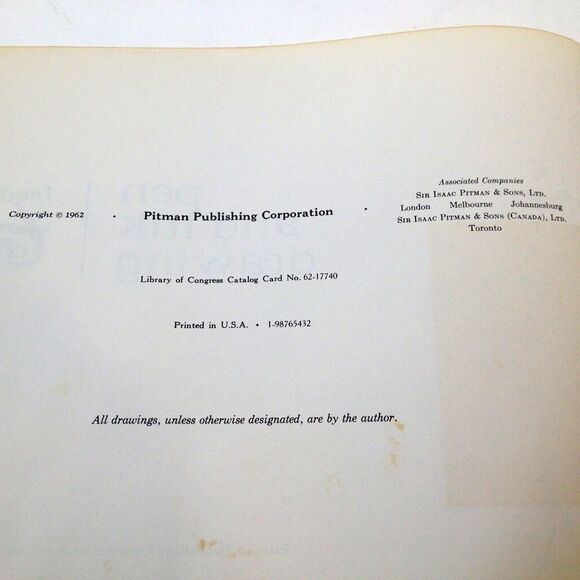 Vintage Pen and Ink Drawings by Frederic Taubes First Edition 1962 Pitman 41 - Picture 5 of 7